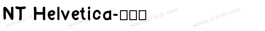 NT Helvetica字体转换